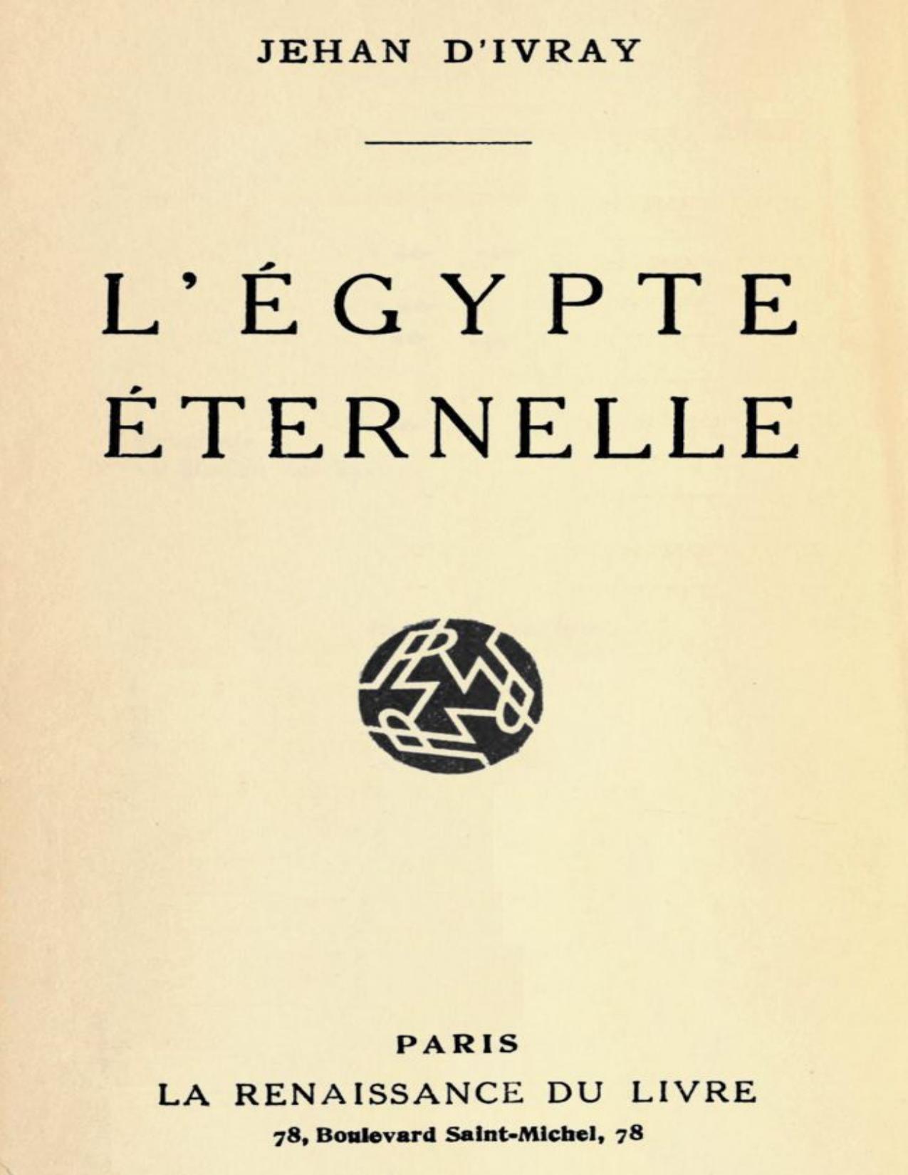 LrsquoEgypte Eternelle