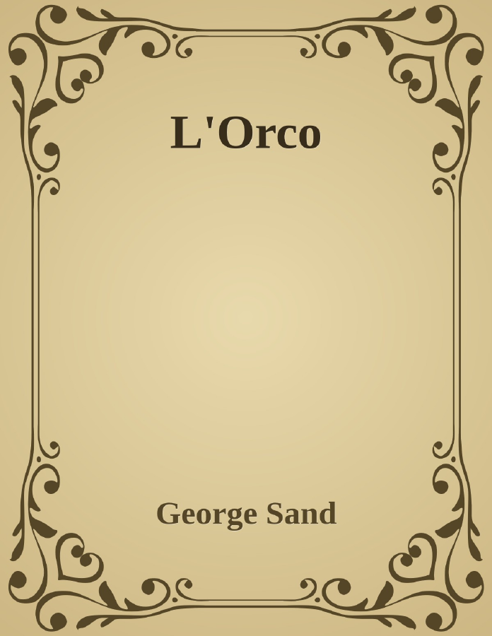 Couverture de L'Orco