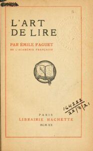 Lrsquoart De Lire