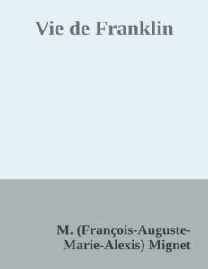 Couverture de Vie de Franklin
