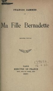 Ma Fille Bernadette