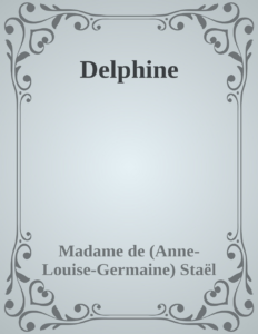 Couverture de Delphine