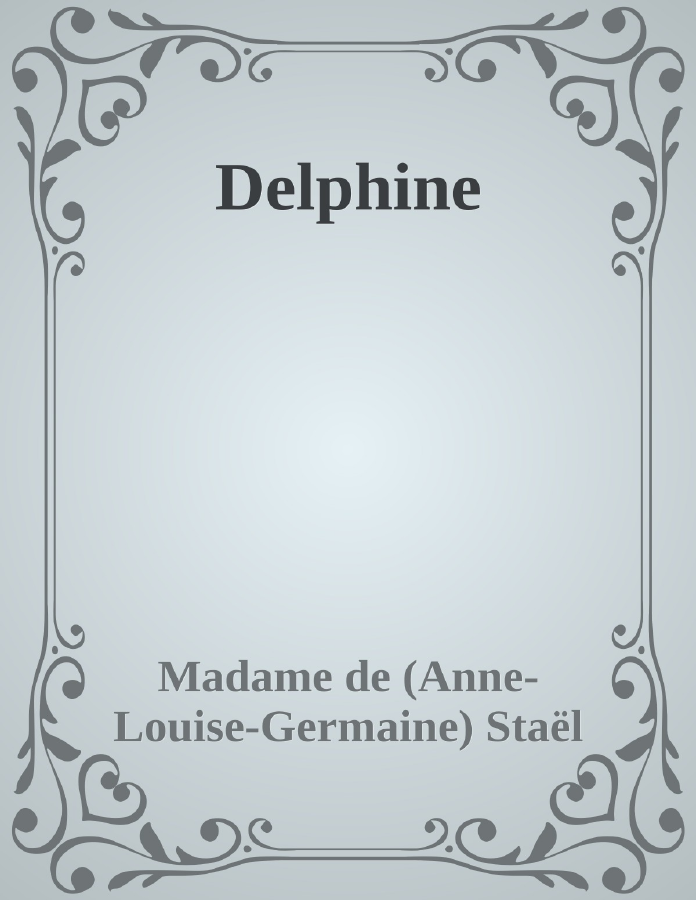 Couverture de Delphine