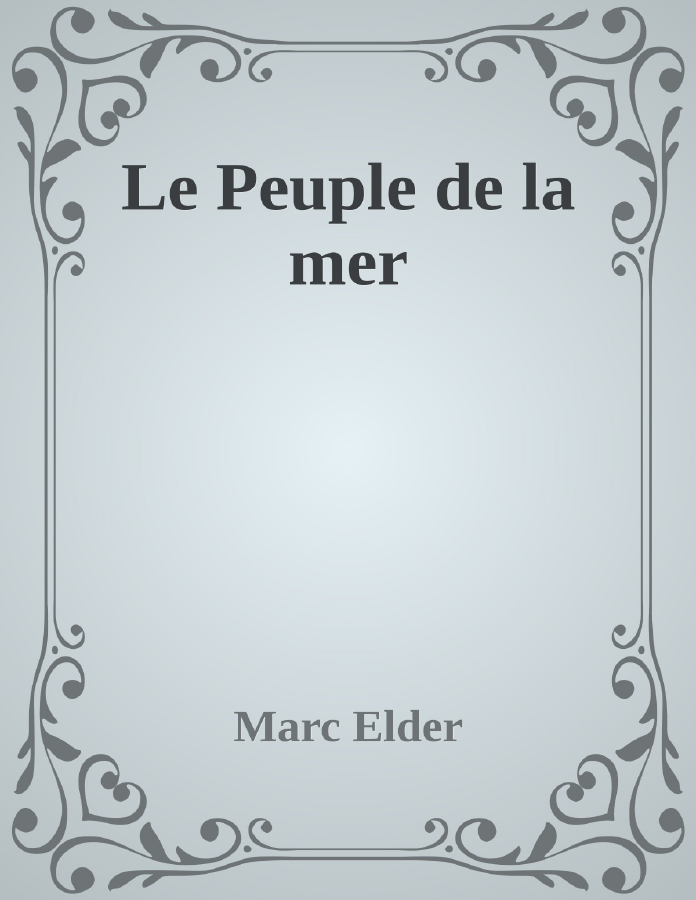 Couverture de Le Peuple de la mer