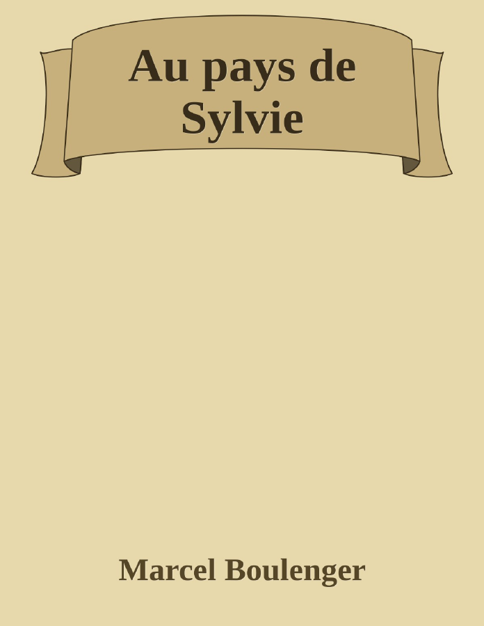 Couverture de Au pays de Sylvie