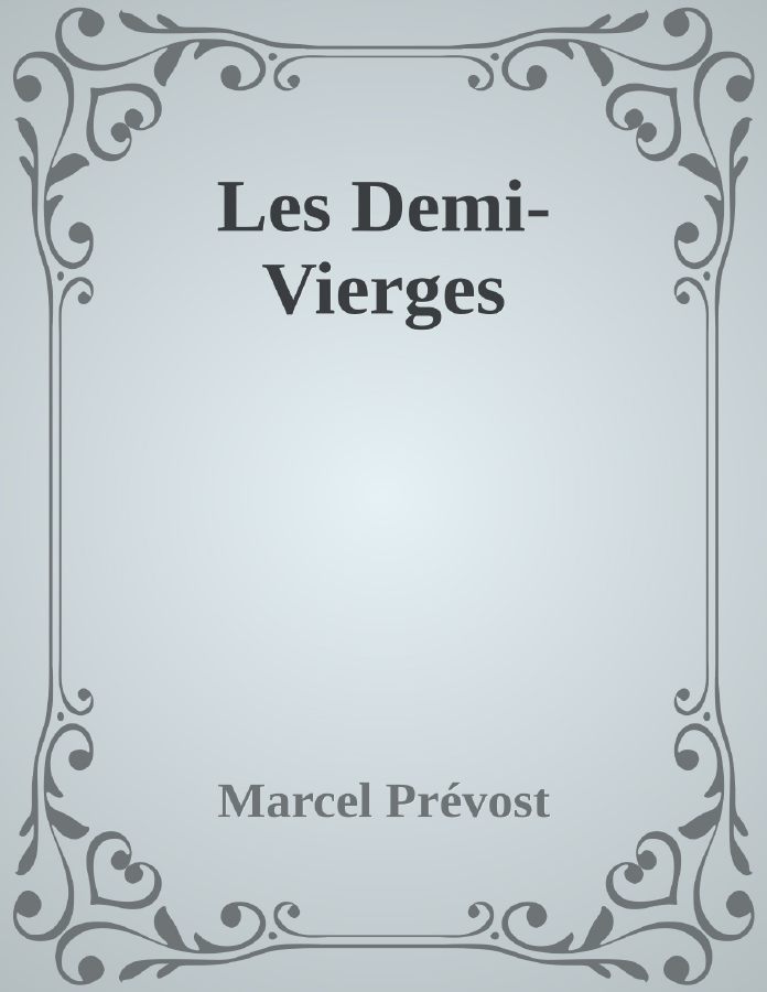 Couverture de Les Demi-Vierges