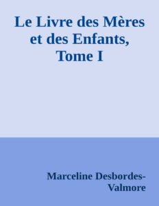 Couverture de Le Livre des Mères et des Enfants, Tome I