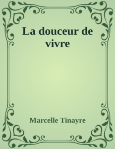 Couverture de La douceur de vivre