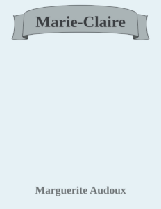 Couverture de Marie-Claire