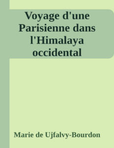 Couverture de Voyage d'une Parisienne dans l'Himalaya occidental