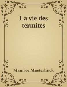 Couverture de La vie des termites