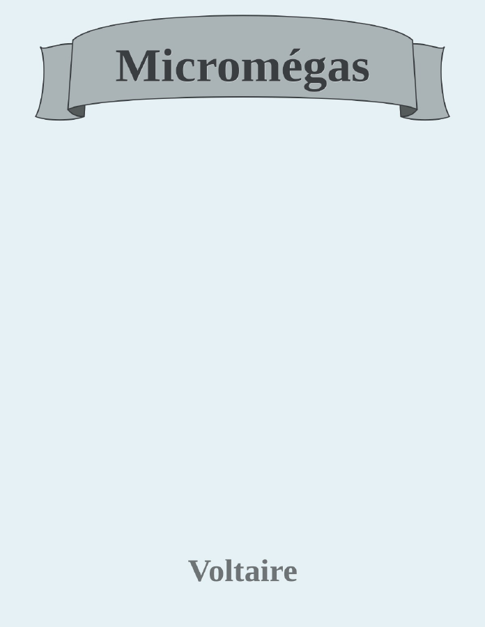 Couverture de Micromégas