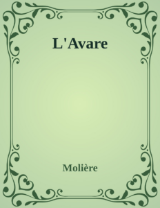 Couverture de L'Avare