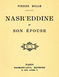 NasrrsquoEddine Et Son Epouse