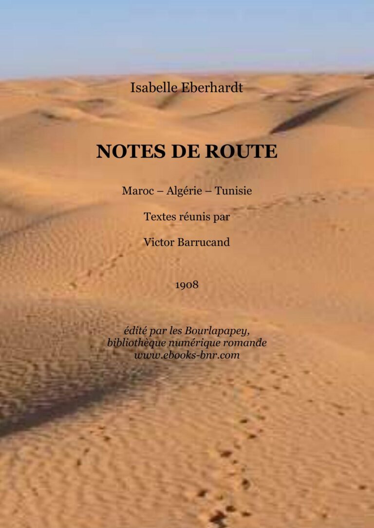 Couverture de Notes de route