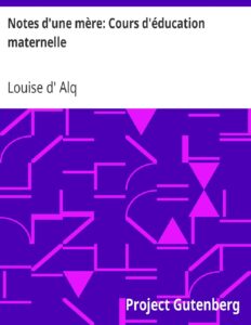 Notes Drsquoune Mere Cours Drsquoeducation Maternelle