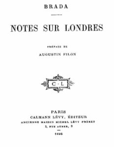 Notes Sur Londres
