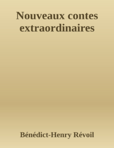 Couverture de Nouveaux contes extraordinaires