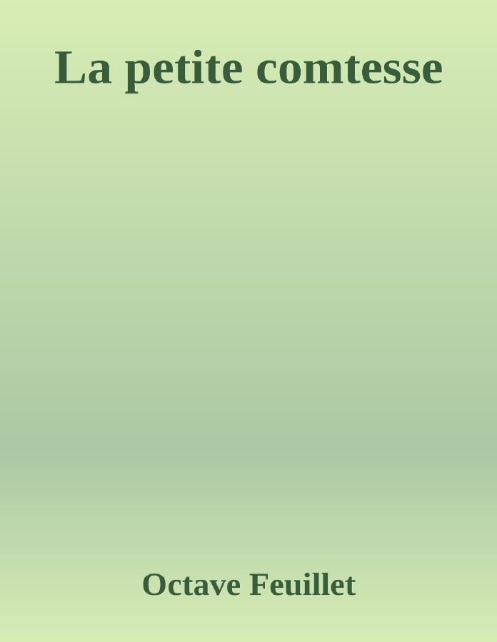 Couverture de La petite comtesse