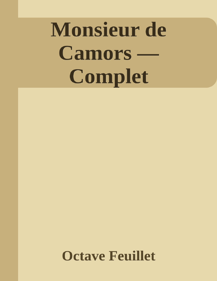 Couverture de Monsieur de Camors — Complet