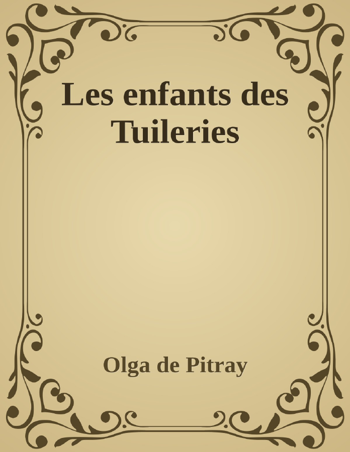 Couverture de Les enfants des Tuileries