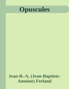 Couverture de Opuscules
