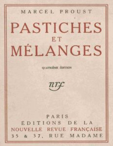 Pastiches Et Melanges