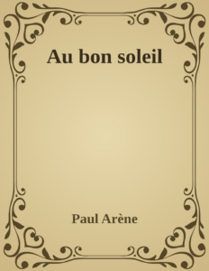 Couverture de Au bon soleil