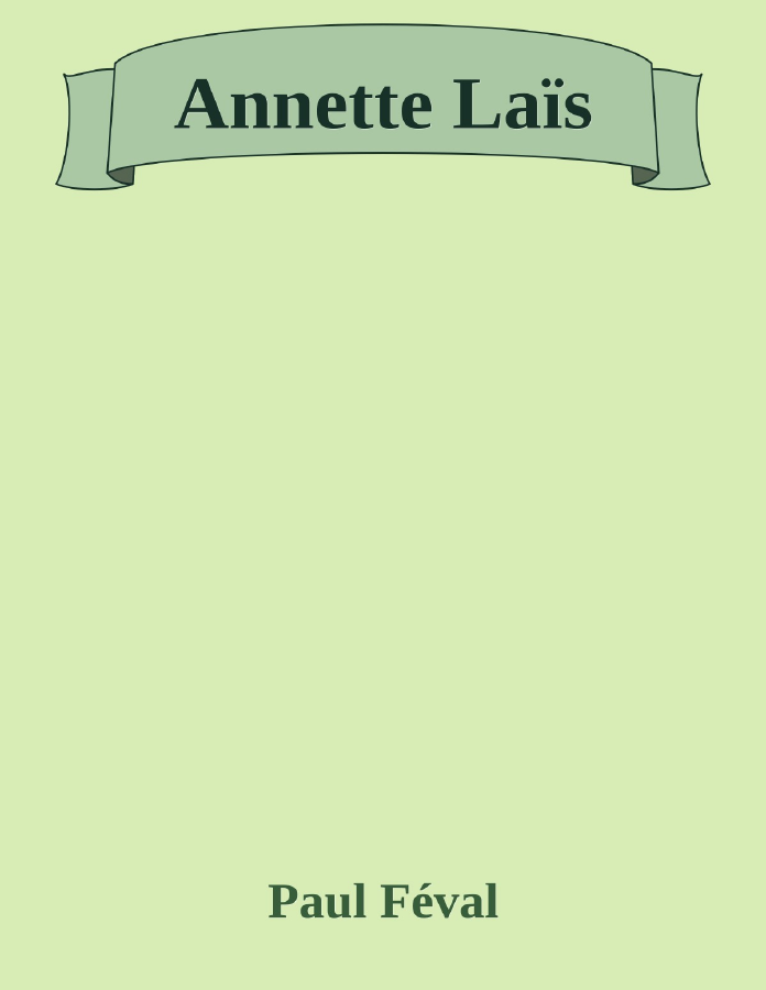 Couverture de Annette Laïs