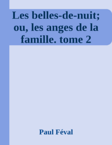 Couverture de Les belles-de-nuit; ou, les anges de la famille. tome 2