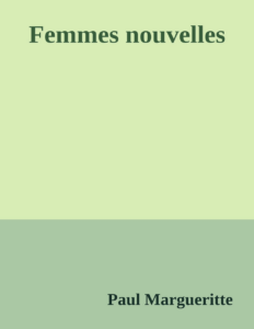Couverture de Femmes nouvelles