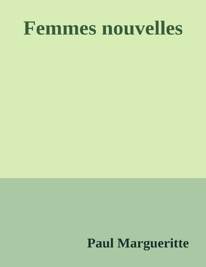 Couverture de Femmes nouvelles