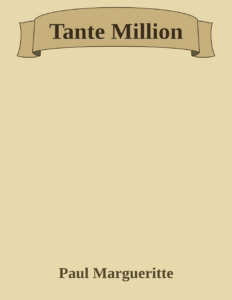 Couverture de Tante Million