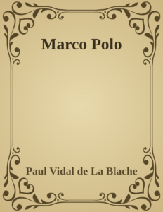 Couverture de Marco Polo