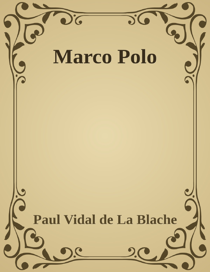 Couverture de Marco Polo