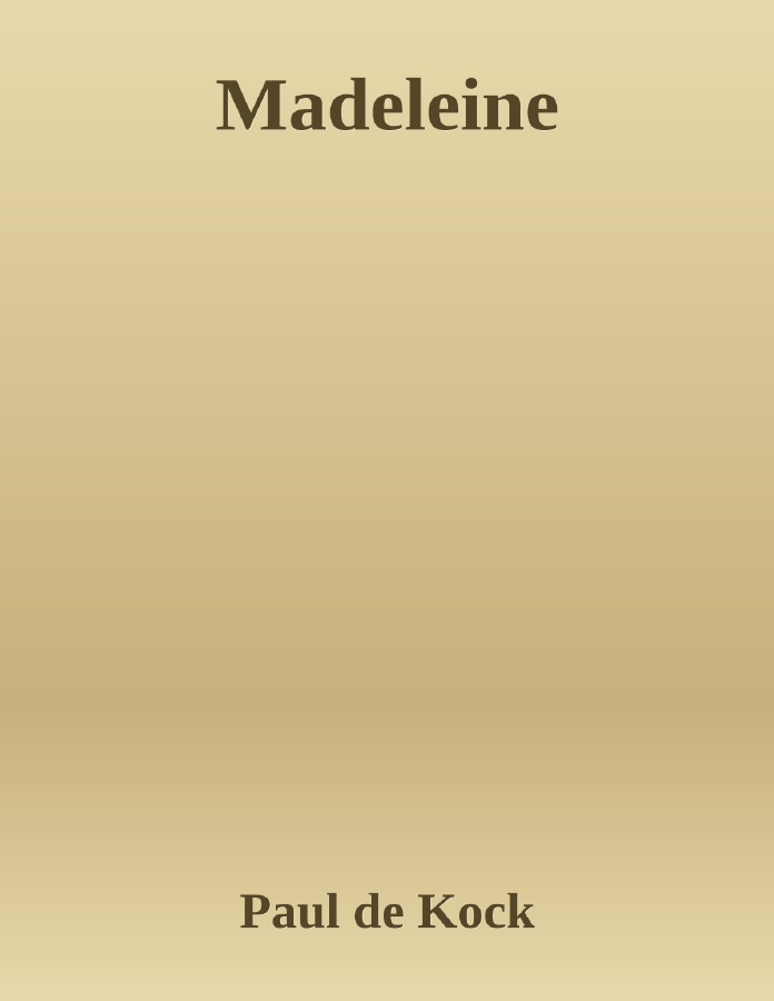 Couverture de Madeleine