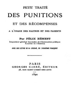 Petit Traite Des Punitions Et Des Recompenses A Lrsquou