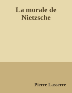 Couverture de La morale de Nietzsche