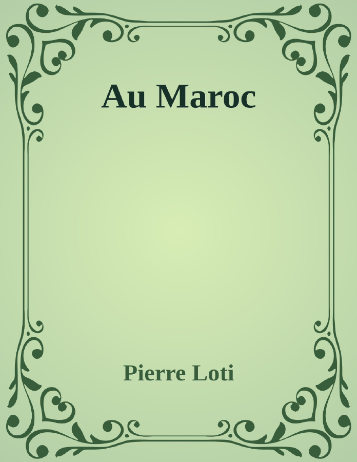 Couverture de Au Maroc