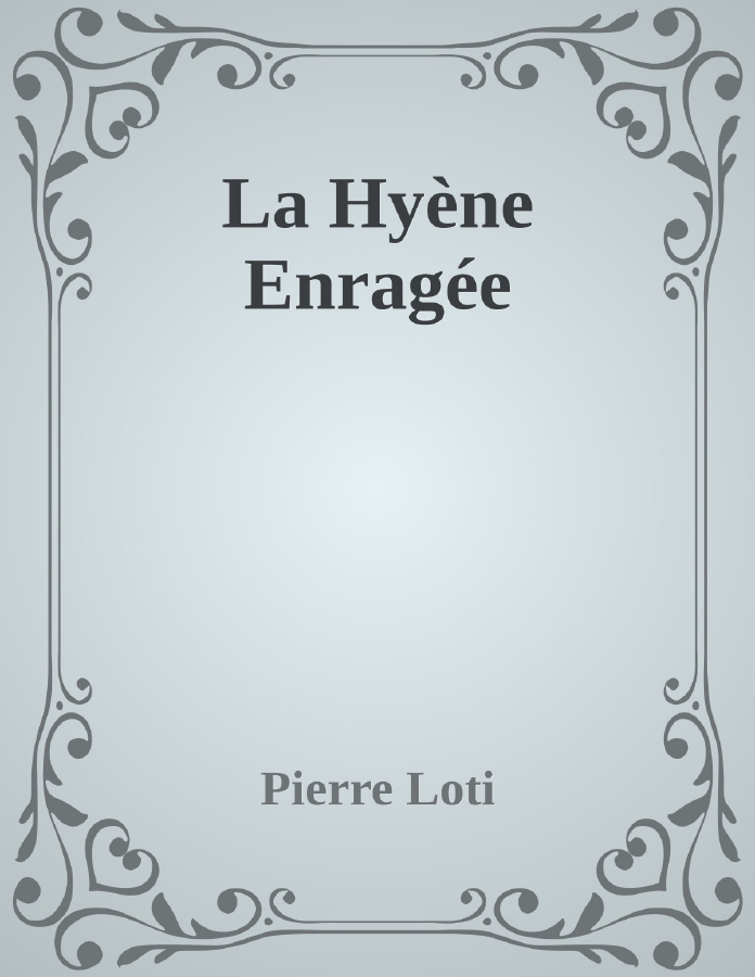 Couverture de La Hyène Enragée