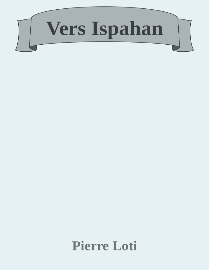Couverture de Vers Ispahan
