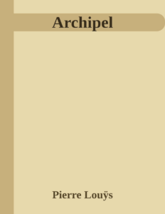 Couverture de Archipel