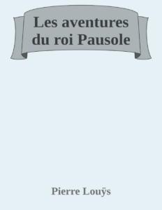 Couverture de Les aventures du roi Pausole
