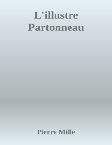 Couverture de L'illustre Partonneau