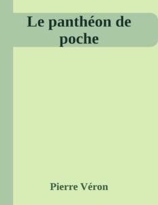 Couverture de Le panthéon de poche