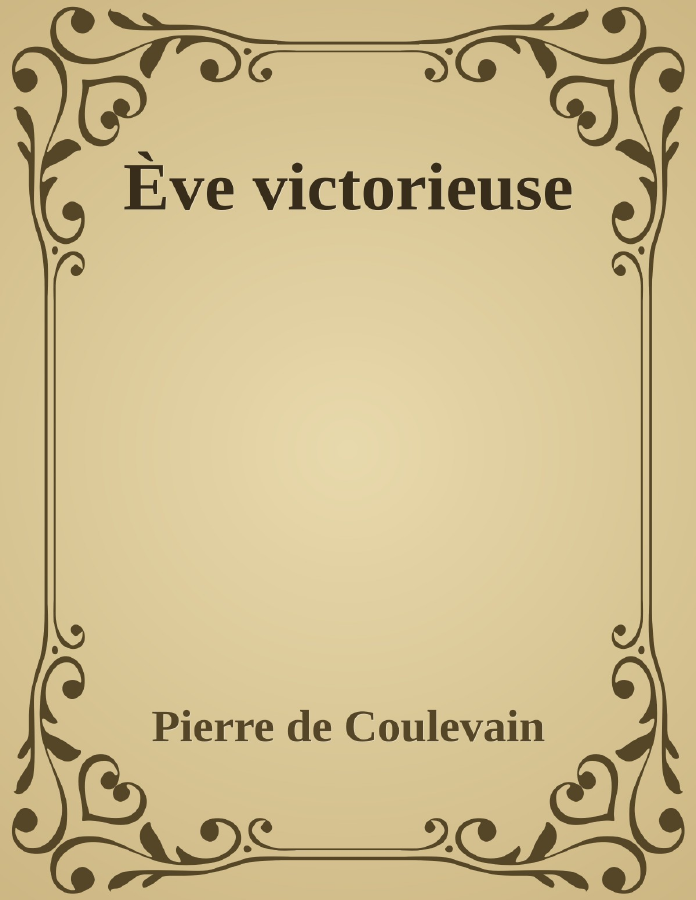Couverture de Ève victorieuse