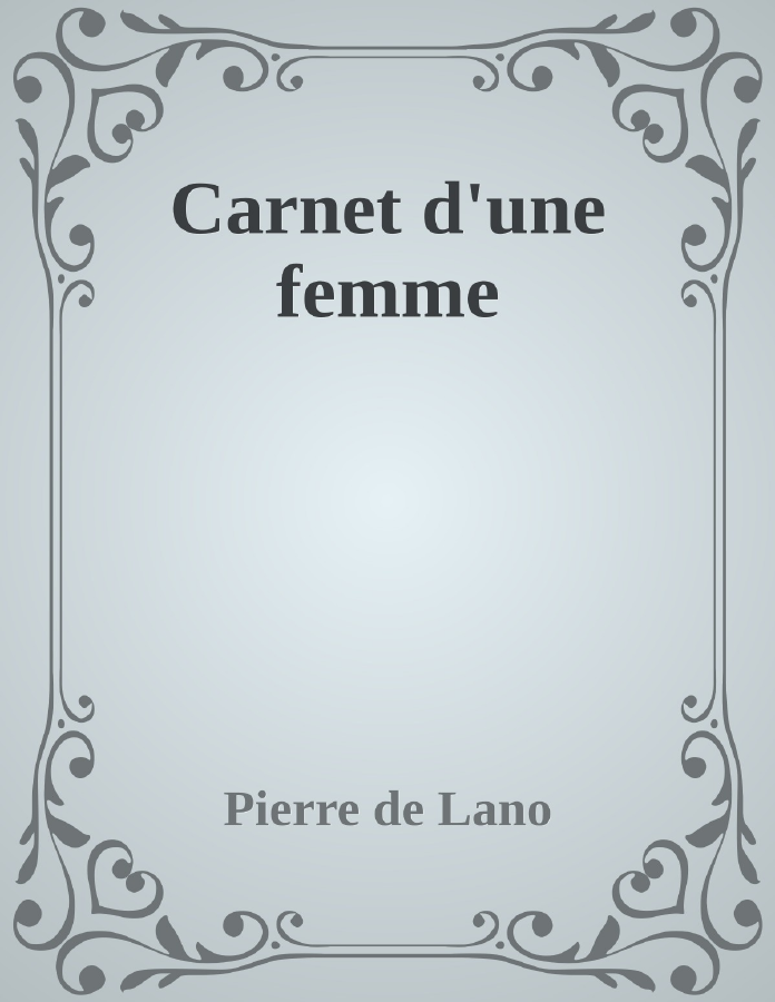 Couverture de Carnet d'une femme