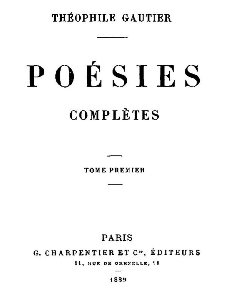 Couverture de Poésies Complètes – Tome 1