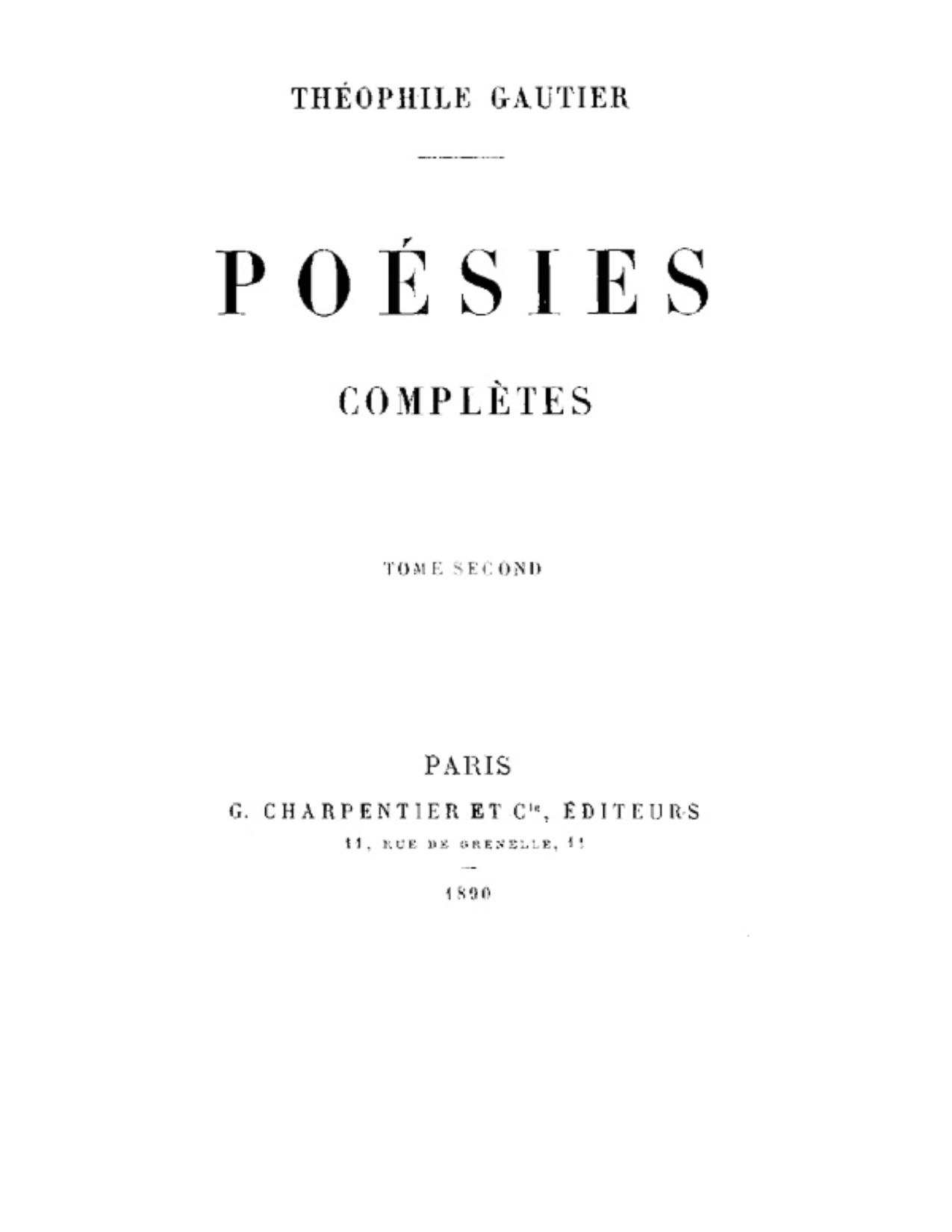 Poesies Completes 8211 Tome 2