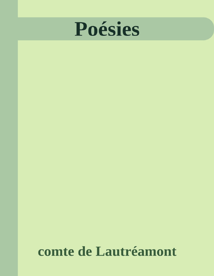 Couverture de Poésies